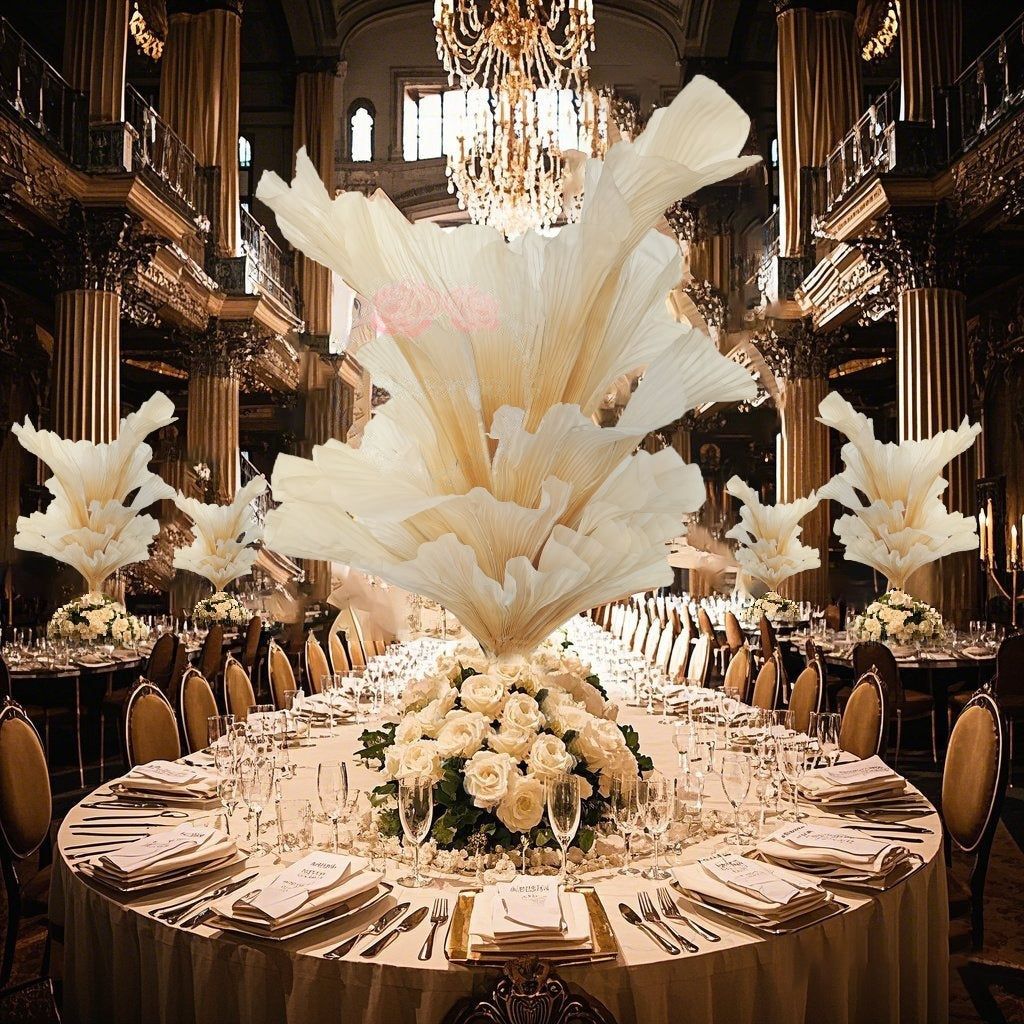 Flowerva "Romantic Light" Table Flower Wedding Decoration/Home Decor